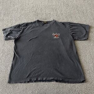 Men's Vintage Sydney Australia Black T Shirt: XL